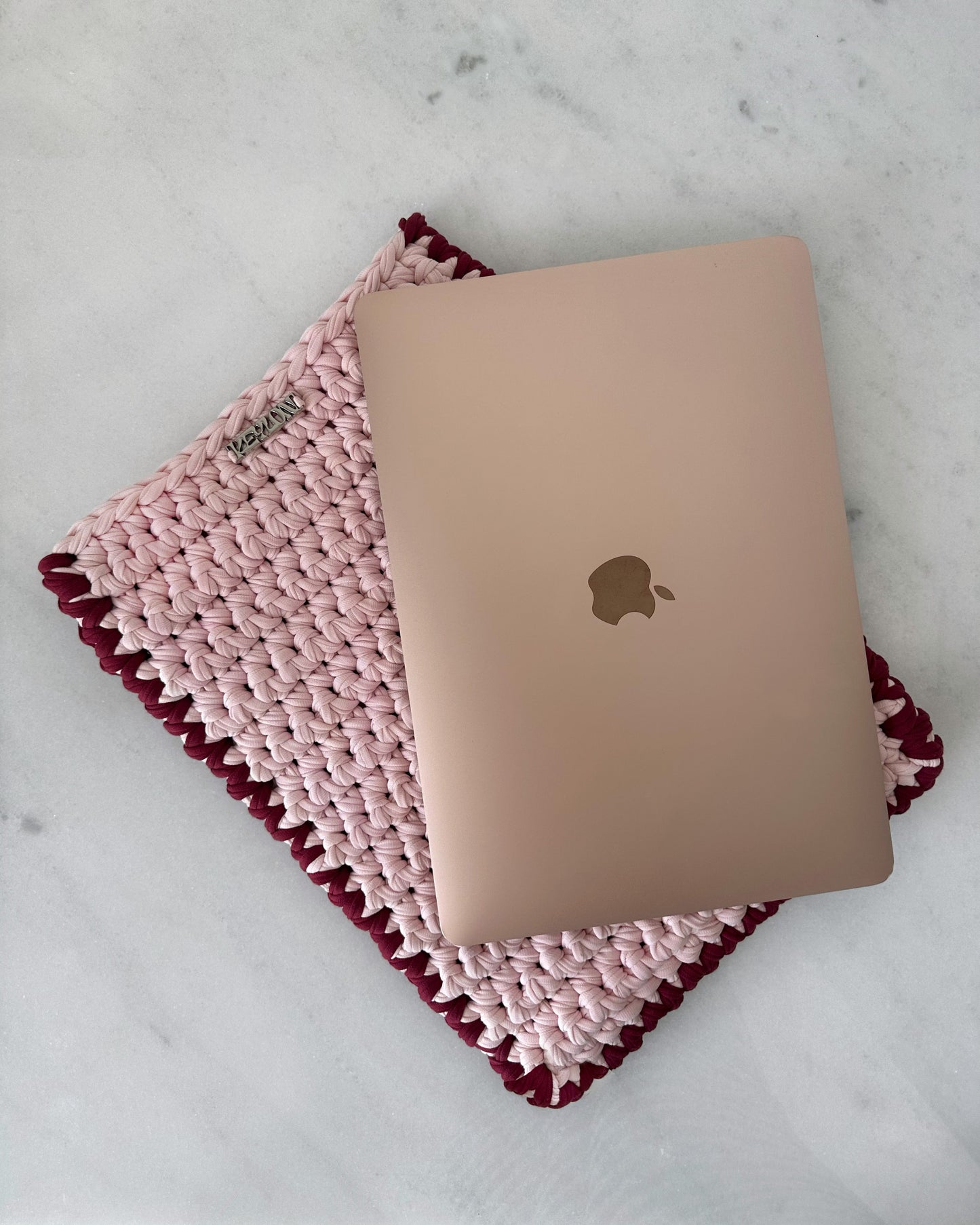 Laptop sleeve - Baby Pink