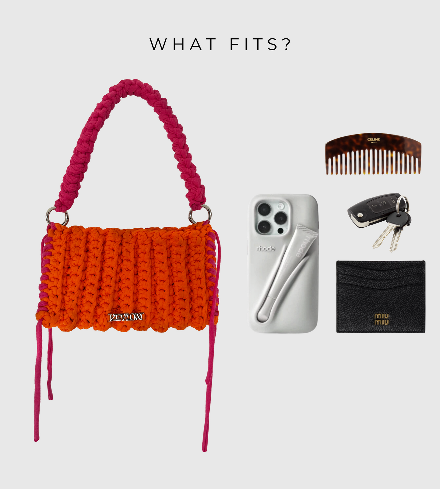 Odelia - Orange/Hot Pink