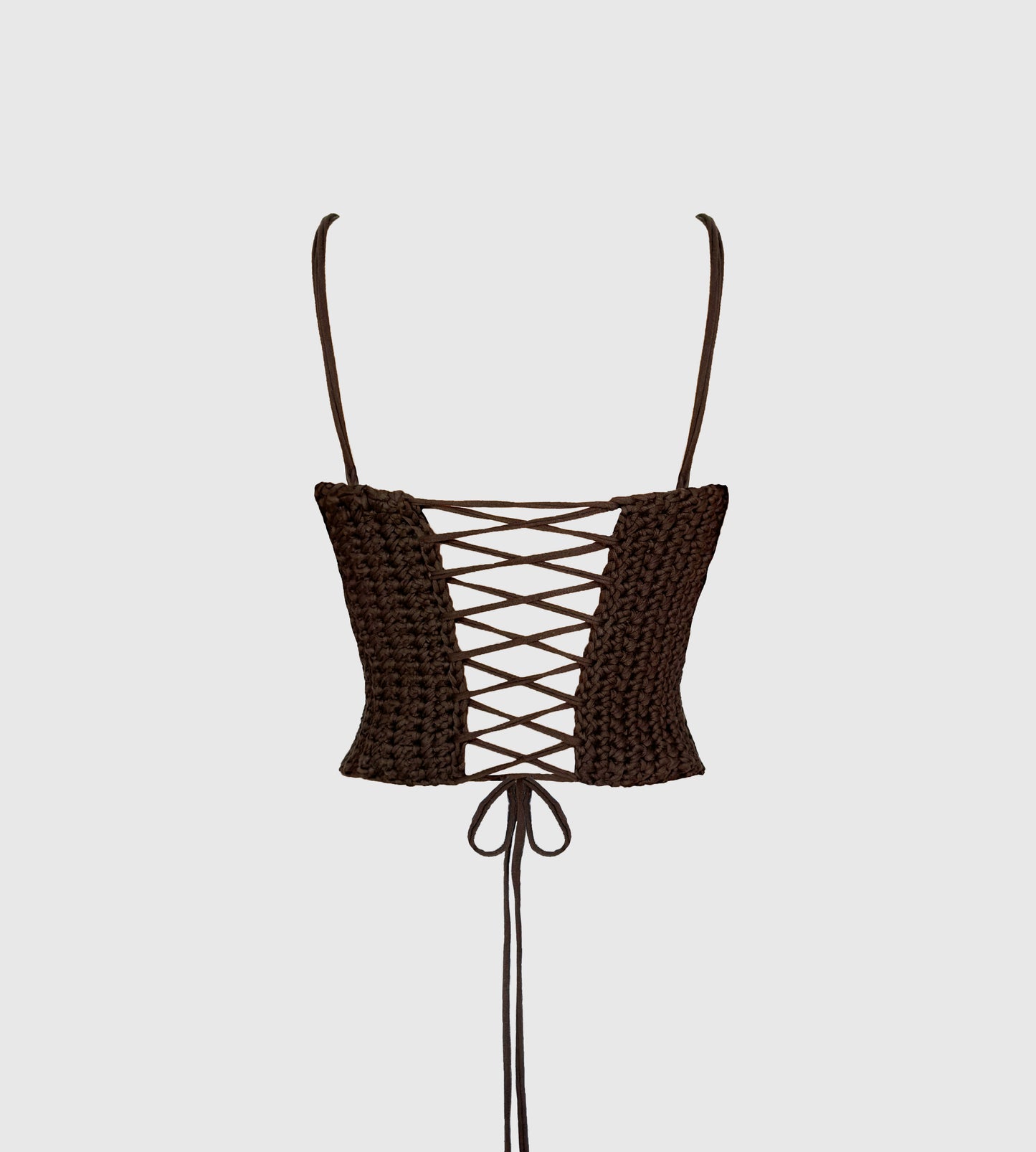 Corset Top - Brown