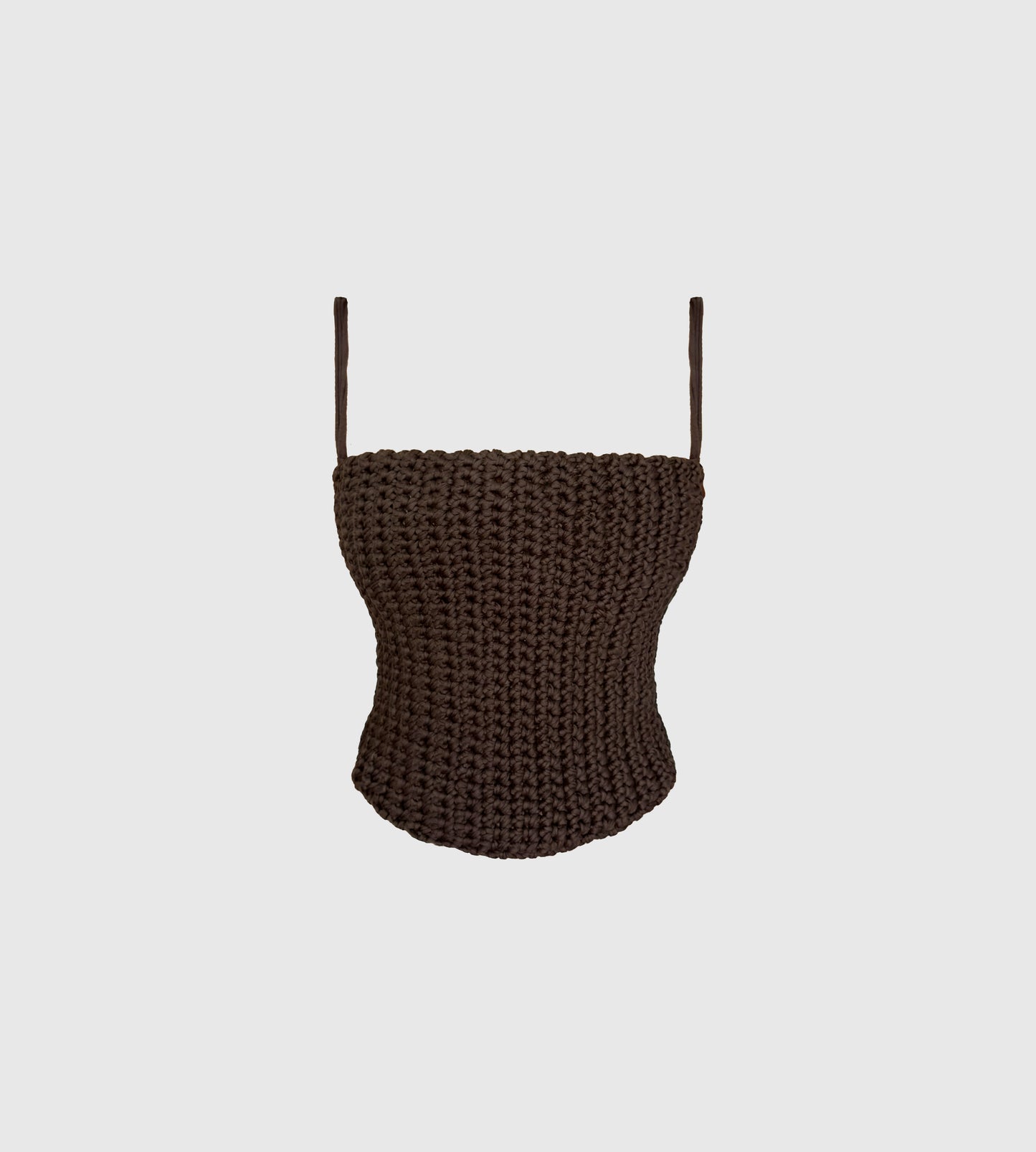 Corset Top - Brown